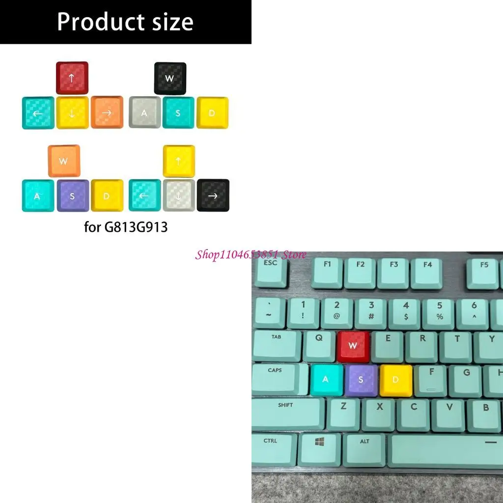 Customs GL Switches Keycaps for Mechanical Keyboards WASD Arrows Backlit Keycap
