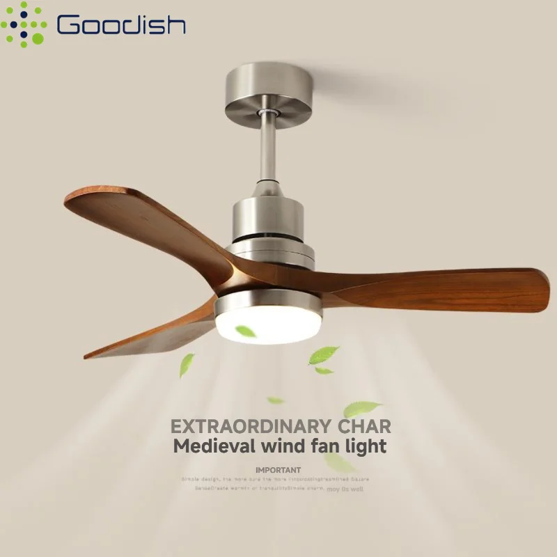 Modern Simplicity LED Ceiling Fan Remote Control Strong 3 Blades Art Creative Lamps for Living Room Home Decoration Chandeliers
