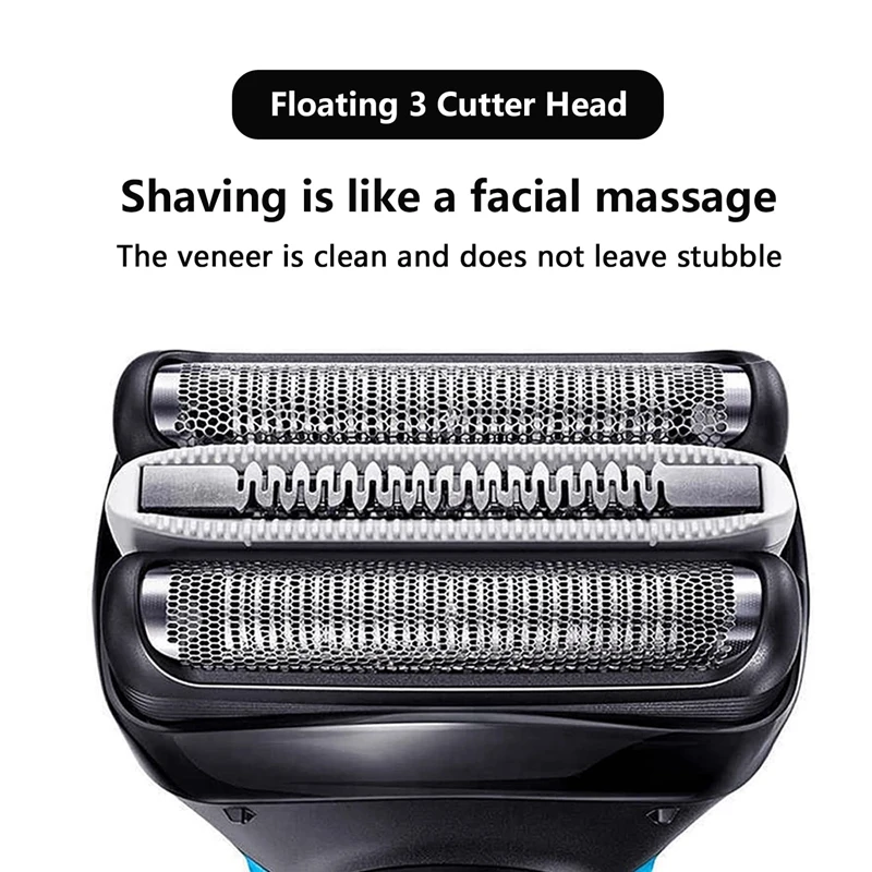 Replacement Shaver for Braun 3 Series Razor 32B 21B Men Electric Shaver Head 301S 310S 320S 330S 340S 360S 3020S 3030S