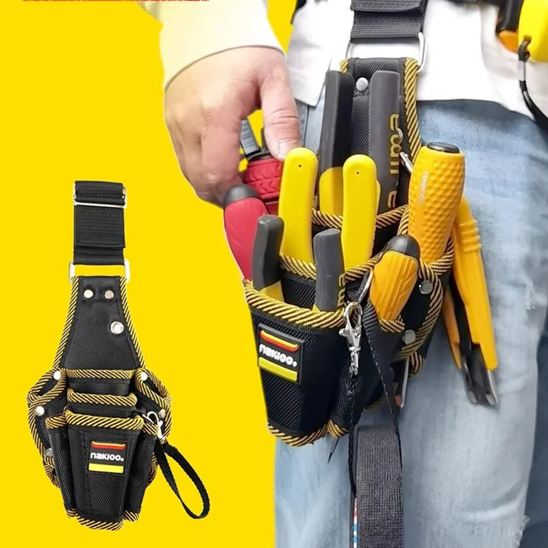 Multifuncional Rápida Suspensão Waistpack Kit de Ferramentas Resistente ao Desgaste Oxford Pano Bolsa de Reparação Combinação Reparação Liberação Rápida