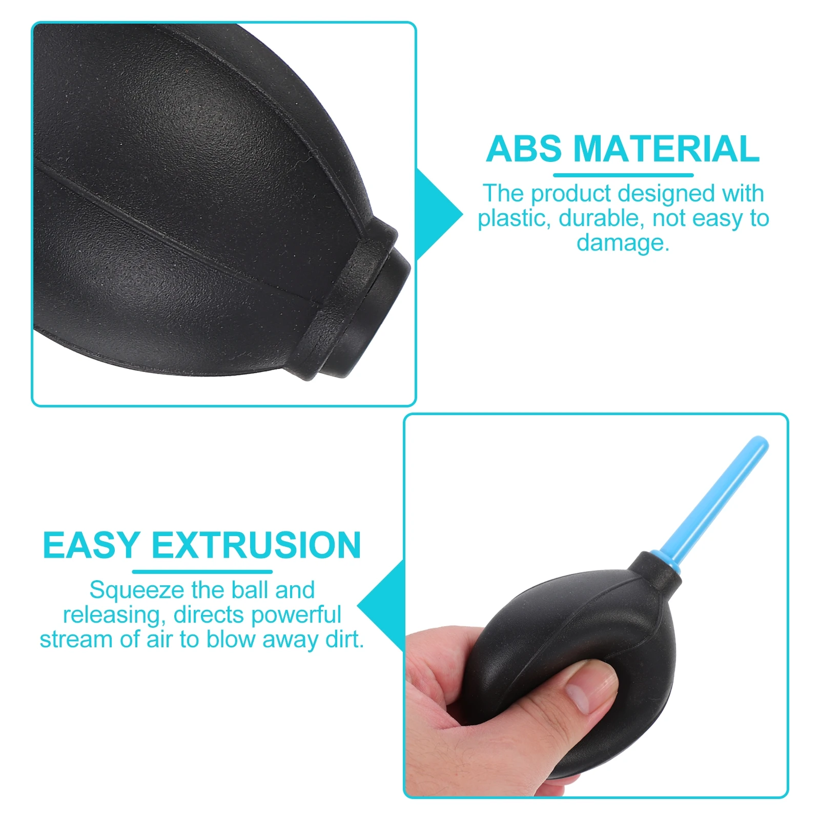 

3pcs Dust Blower Kit for Camera Lens DSLR Sensor Cleaning Air Duster Compressed Remover Keyboard Laptop Cell Phone