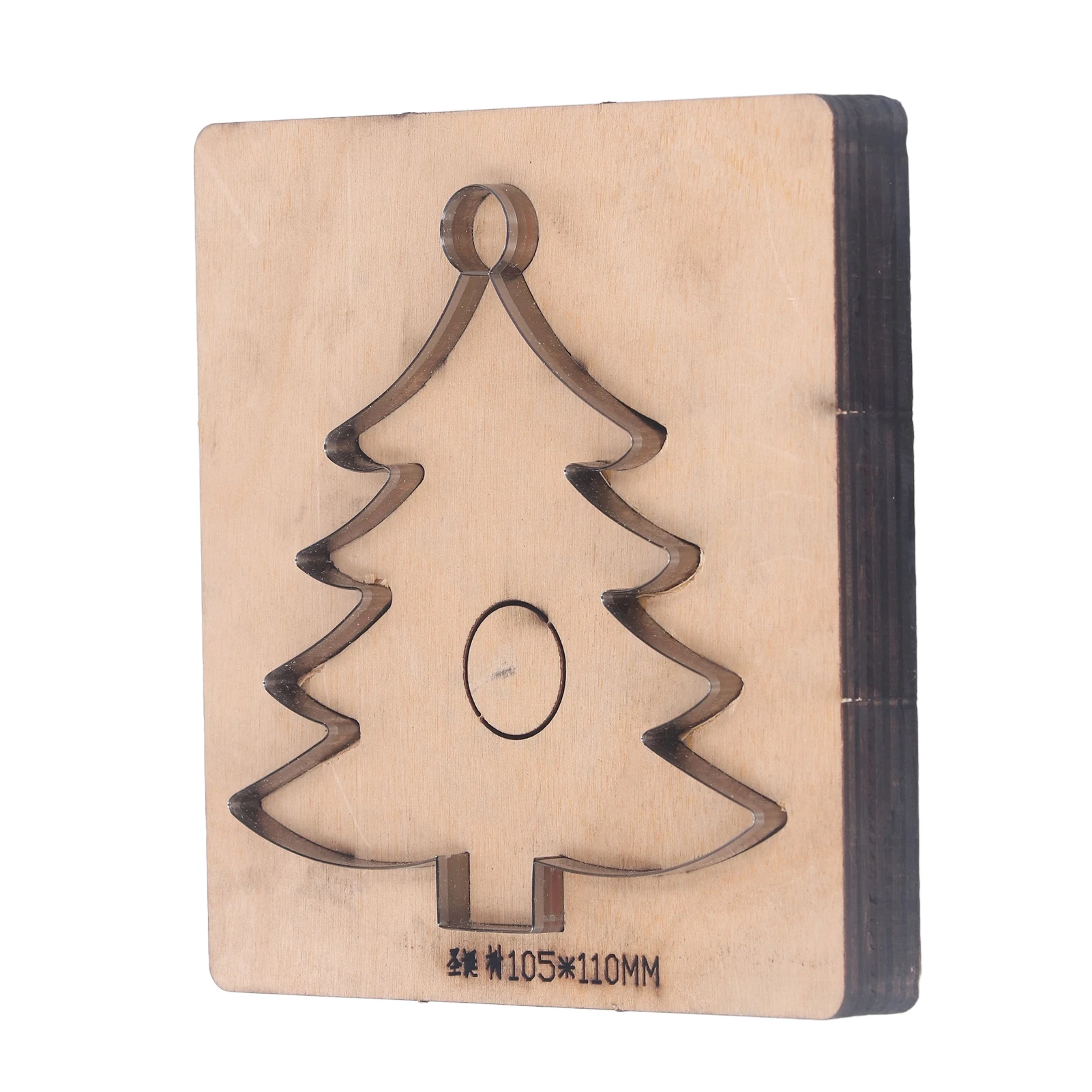 Leather Cutting Die Christmas Tree Shape Punch Cutter Craft Mould Tool 13.5x13x2.3cm for Paper Rubber Leather Punch Cutter view 6