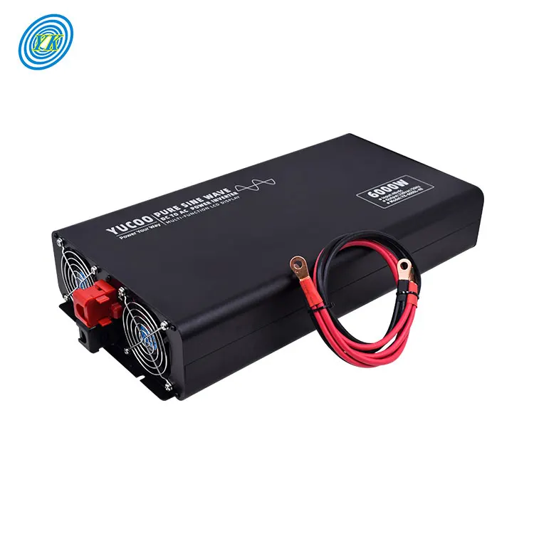 DC to AC Inverter 6000W 12000W 48V 60V 72V to 220Vac 50Hz 60Hz Pure Sine Wave Inverter