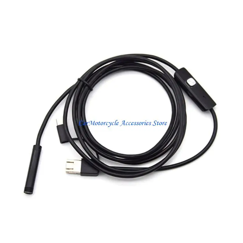 

P04D 6 LED USB 3 in 1 Snake Endoscope Borescope Inspection Camera For PC Phone