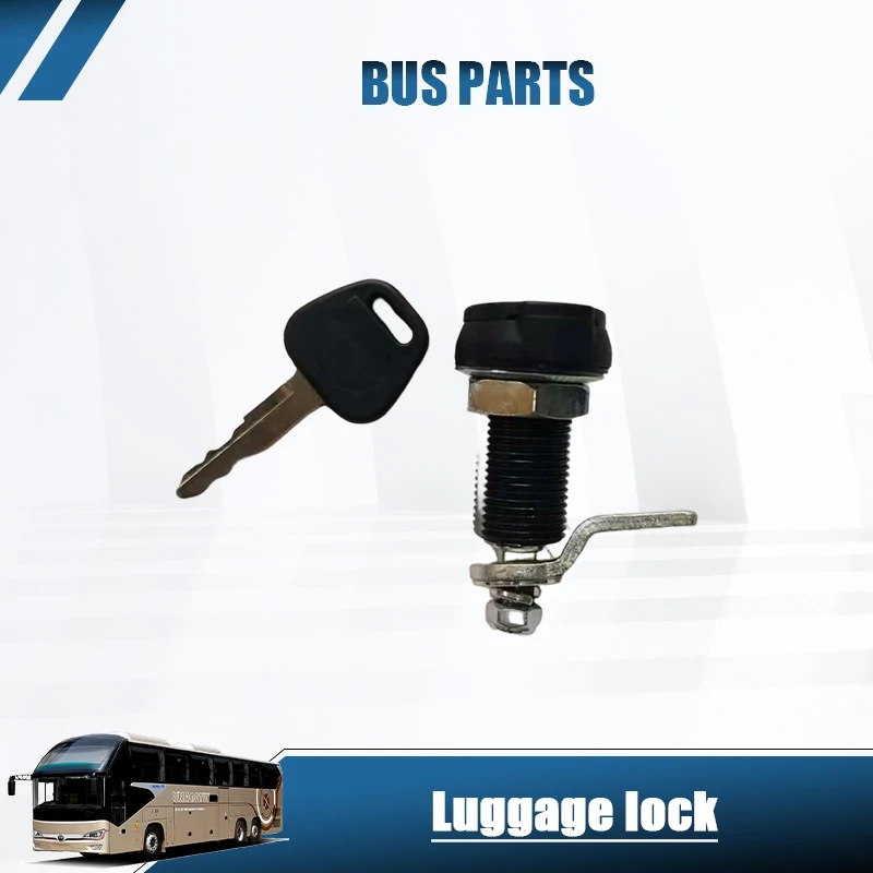 NEW Side Door Lock Cylinder Round Simple Lock Body Luggage Lock for Yutong Bus Parts