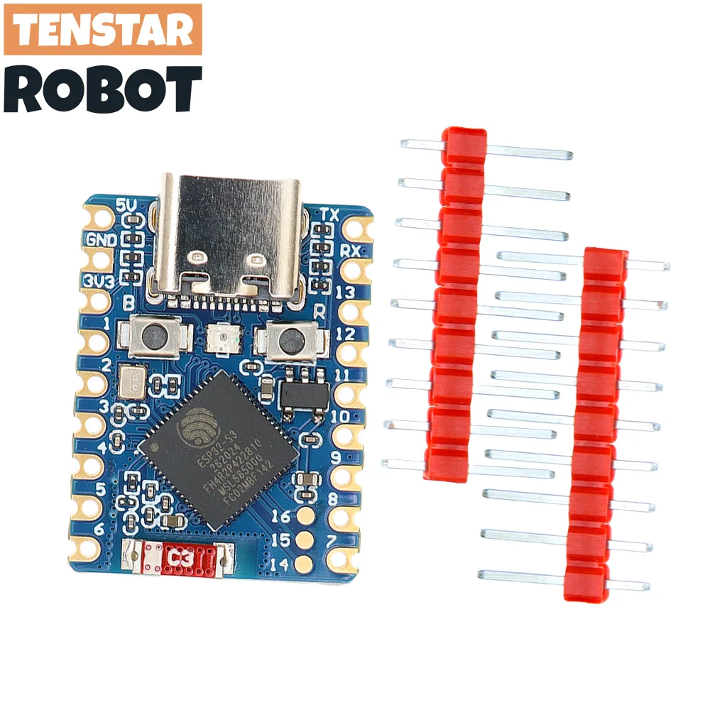 TENSTAR 2pcs ESP32-S3-Zero Mini Development Board WiFi Bluetooth Ultra-small Size ESP32 S3 ESP 32 ESP32 S3