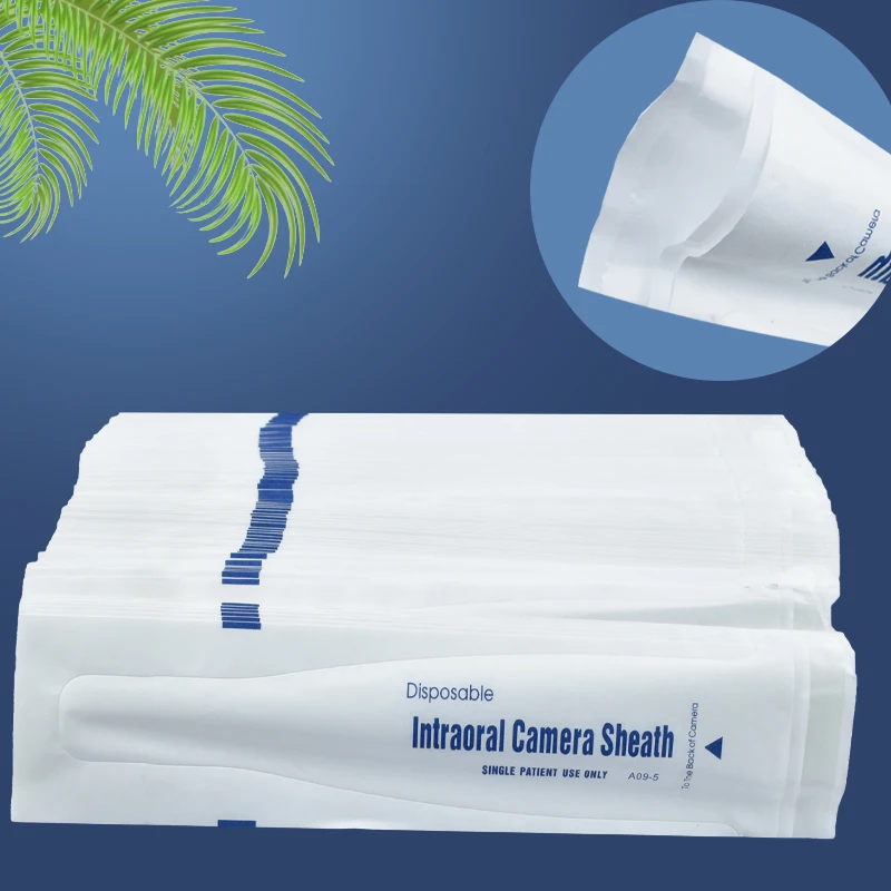 

100Pcs/box Dental Intraoral Camera Sheath Disposable Protective Cover Intraoral Camera Sleeves Oral Endoscope Sheath Clinic