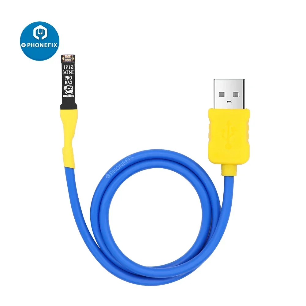 Mecânico DC Power Supply Boot Line, controle atual, cabo de teste, conector da bateria, suporte para iPhone 6P para 15 dispositivos, Repair Tool