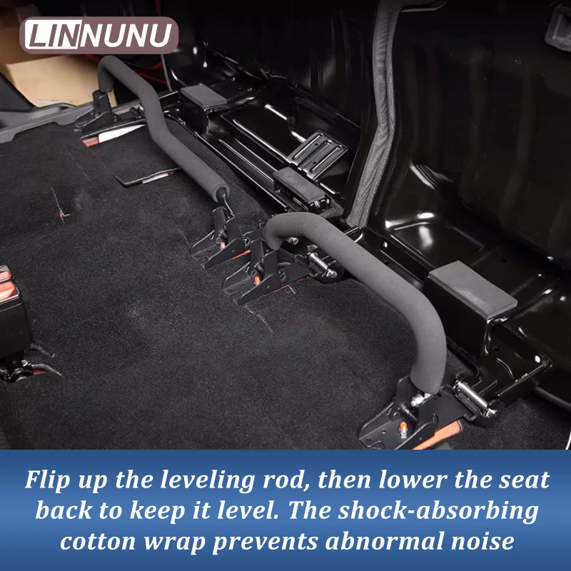 LINNUNU Off-road Rear Seat Quick Release Bracket Modification Bed Car Sleeping Seat Flat Interior Accessories fit for Great Wall - Image 6