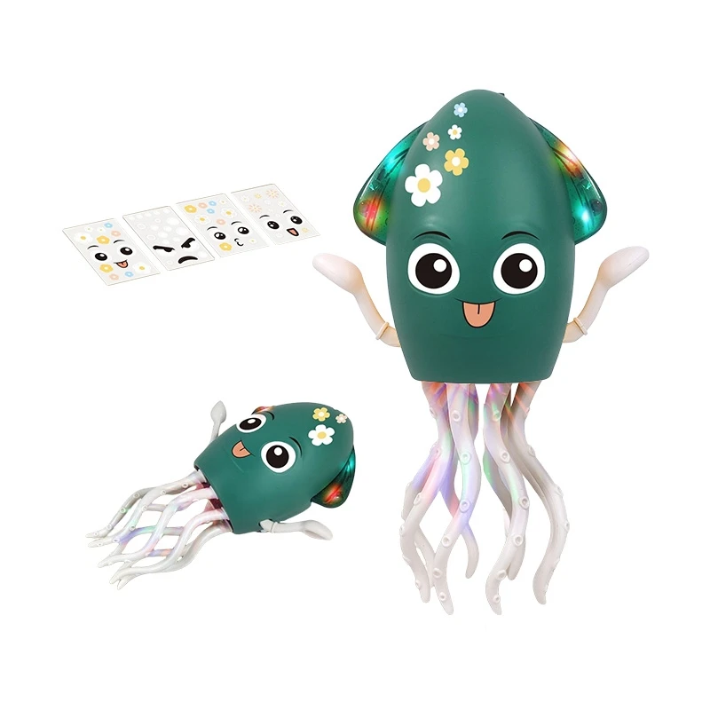 

Dancing Squid Toys Electronic Demonic Dance Octopus Toy Funny Induction Lying Flat Squid Toy Toddler Child Birthday Gift