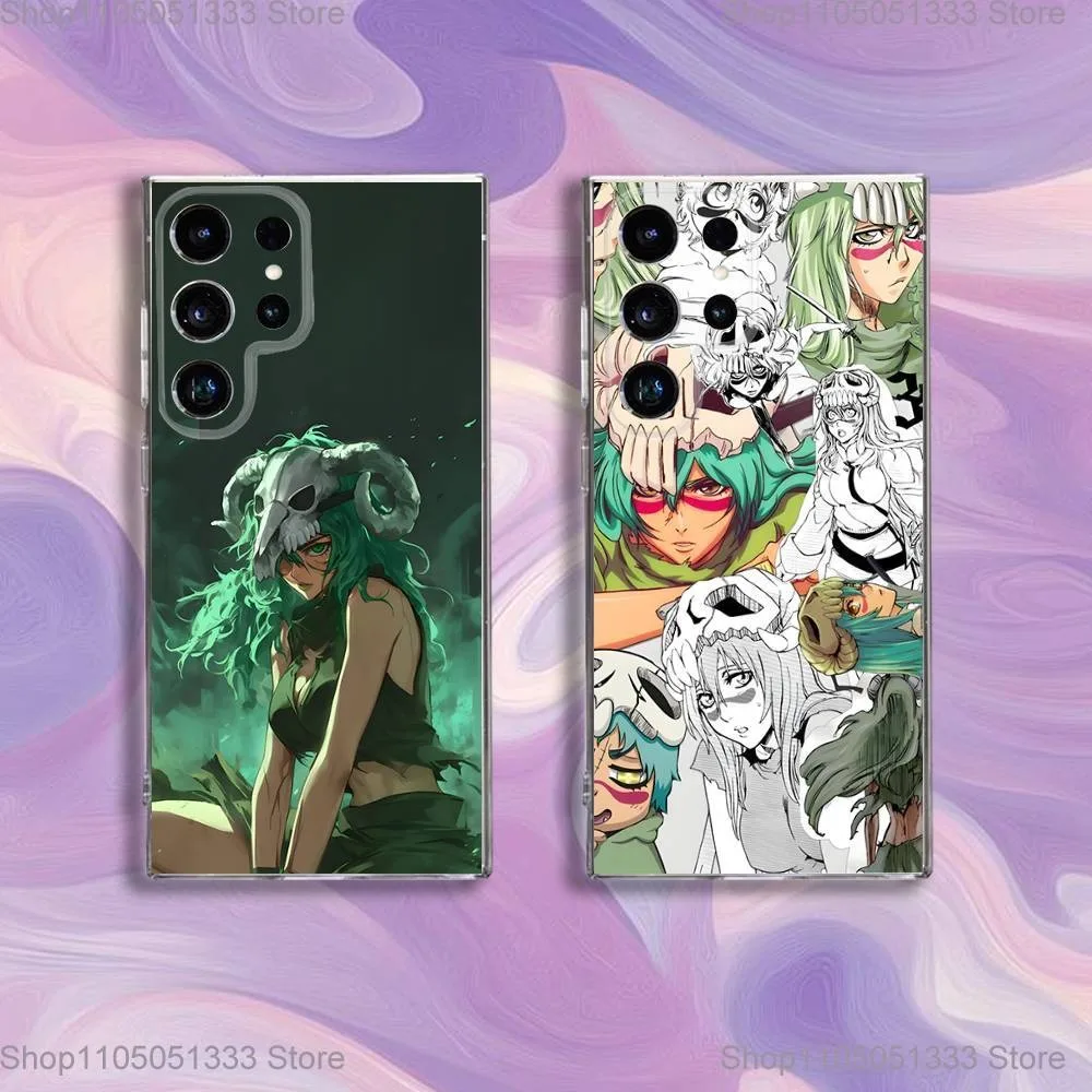 

BleachS N-Nelliel-s Phone Case For Samsung S24,30,21,22,23,20 FE,lite,PIus,Ultra,5G,Note,9,10 Transparent Cover