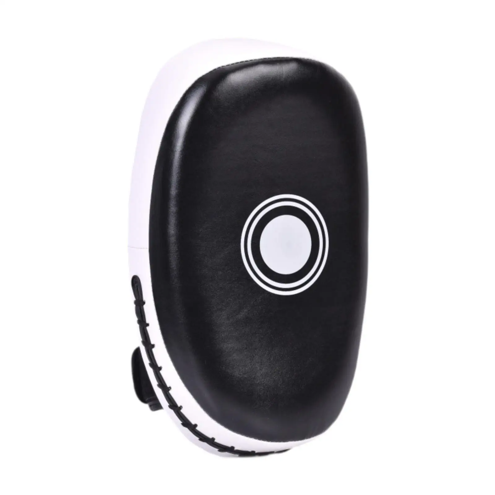 Curved Kick Pad PU Leather Sparring Pad Muay Thai Coaching Pad Foot Target for Competition Kickboxing Karate Practicing Exercise