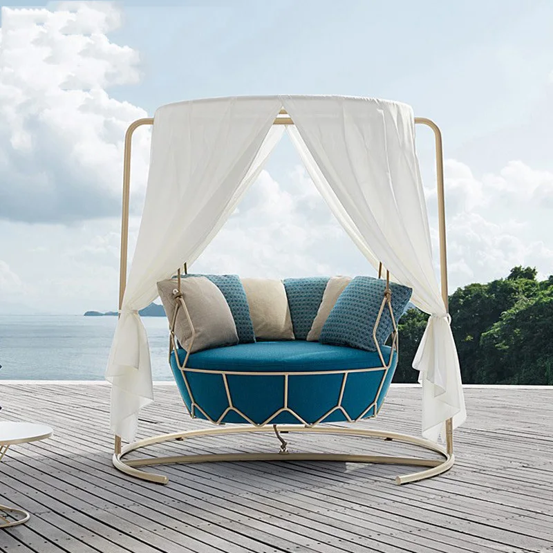

Outdoor Bird's Nest Hanging Chair Landscape Hanging Basket Balcony Trendy Home Hammock Rocking Chair Designer Creative Courtyard