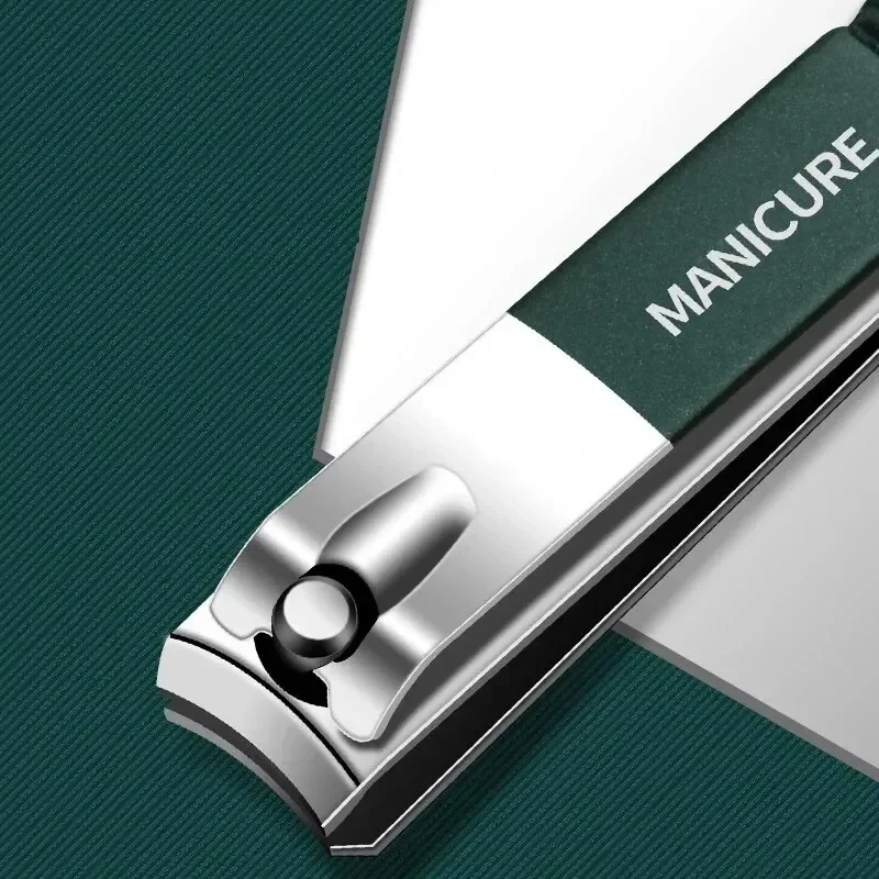 8-18 개/대 네일 커터 세트 스테인레스 스틸 손톱깎이 세트 접는 가방 매니큐어 키트 가위 메이크업 뷰티 도구