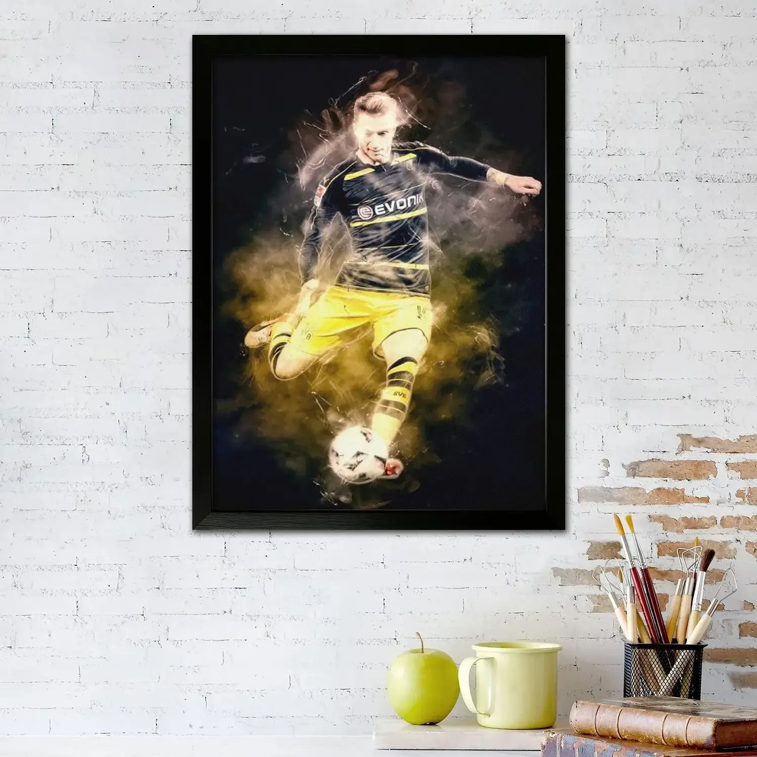 Marco Reus Sport Poster Prints Wall Art Canvas Painting Poster For Modern Family Living Room Home Decor