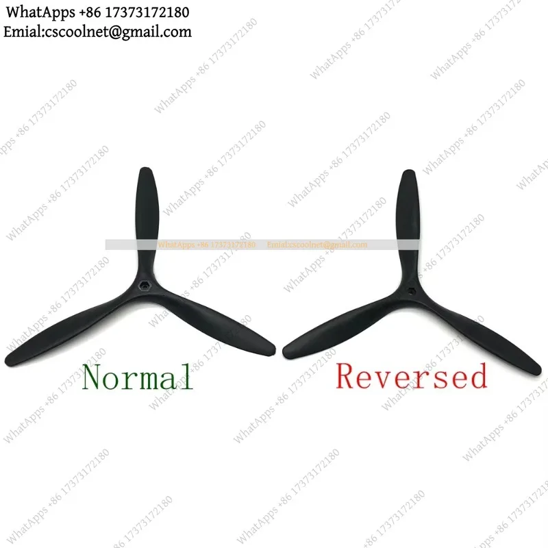 k3 8x6x3 RC Plane Propeller 3-Blade — Compatible for Dynam PBY Catalina Cessna 310