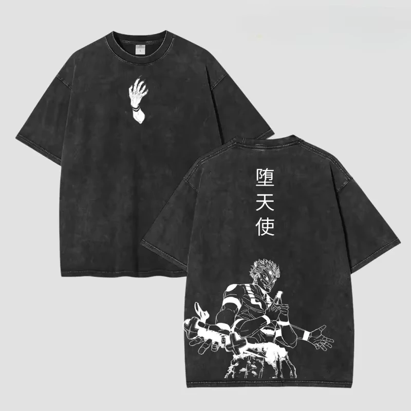 2026 Manga Jujutsu Kaisen Ryomen Sukuna Bedrucktes T-Shirt für Herren und Damen, gewaschenes T-Shirt, hochwertiges Vintage-Baumwoll-T-Shirt, Oberteil