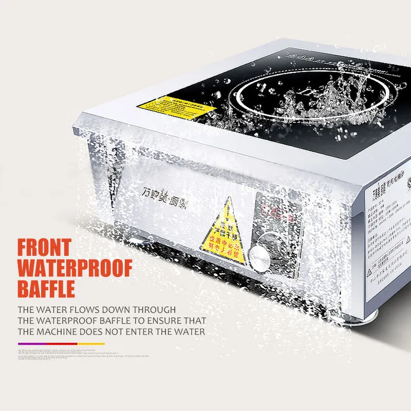 Kochmaschine Induktion Wok Herd 6000W Kantine Induktionsherd Flugzeug