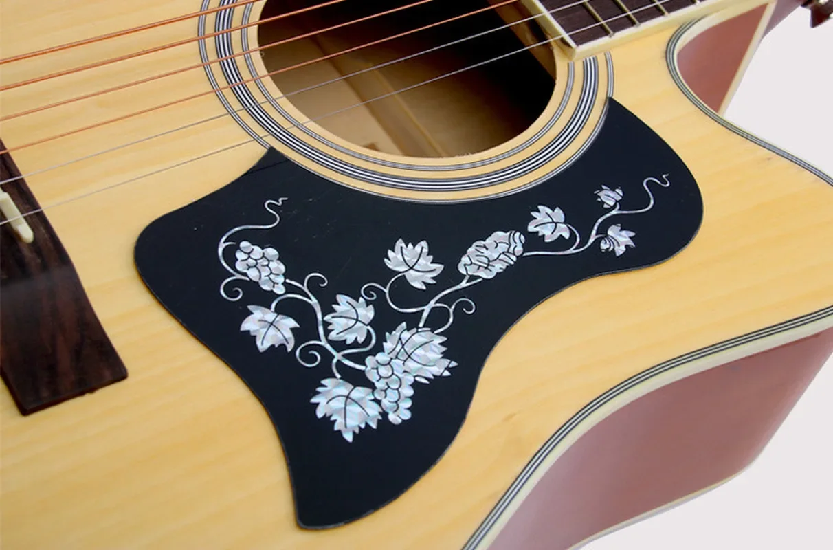 Hot 1Pc Top Quality Self-adhesive Pick Guard Sticker Professional Folk Acoustic Guitar Pickguard  Acoustic Guitar Accessories