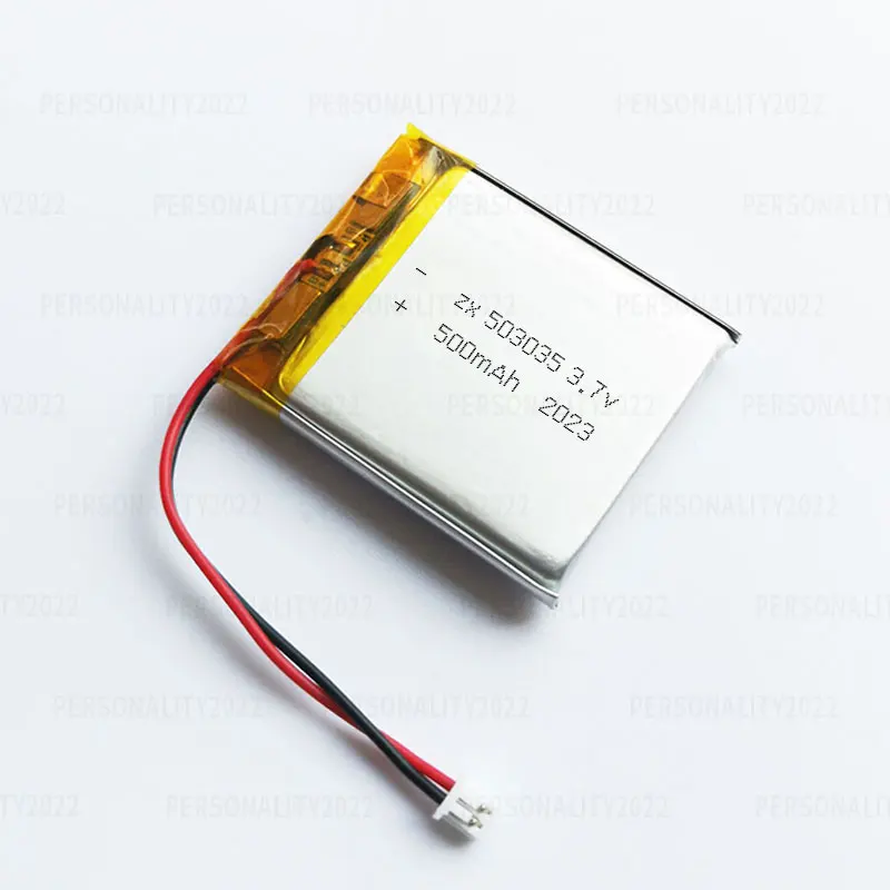 Lipo 503035 500mAh 3.7V Lithium Polymer Battery Li Po for Mobile Phone Balance Bike Bluetooth Headset Pet Water Dispenser Cell