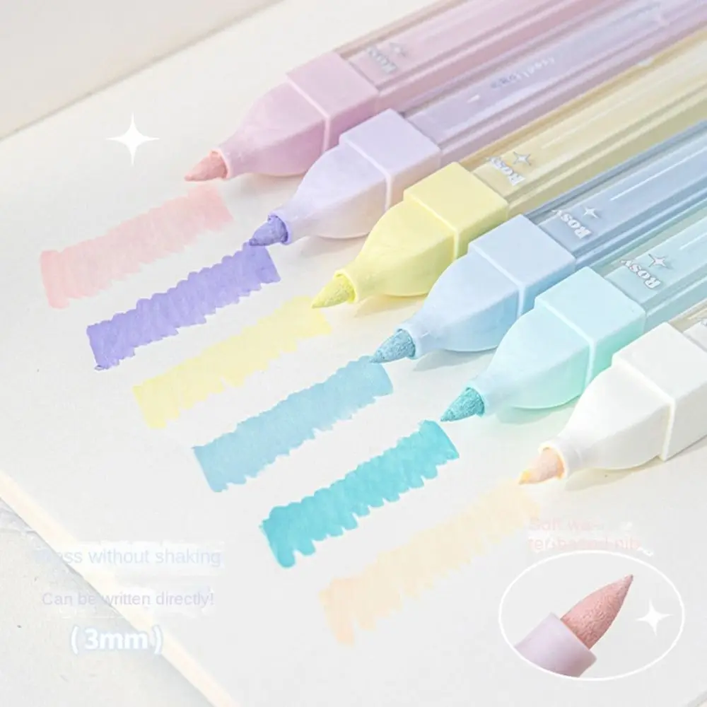 ファッションソリッドカラーマーカーペンクリームカラー装飾絵画ペン3MMアクリル蛍光ペンレタリング