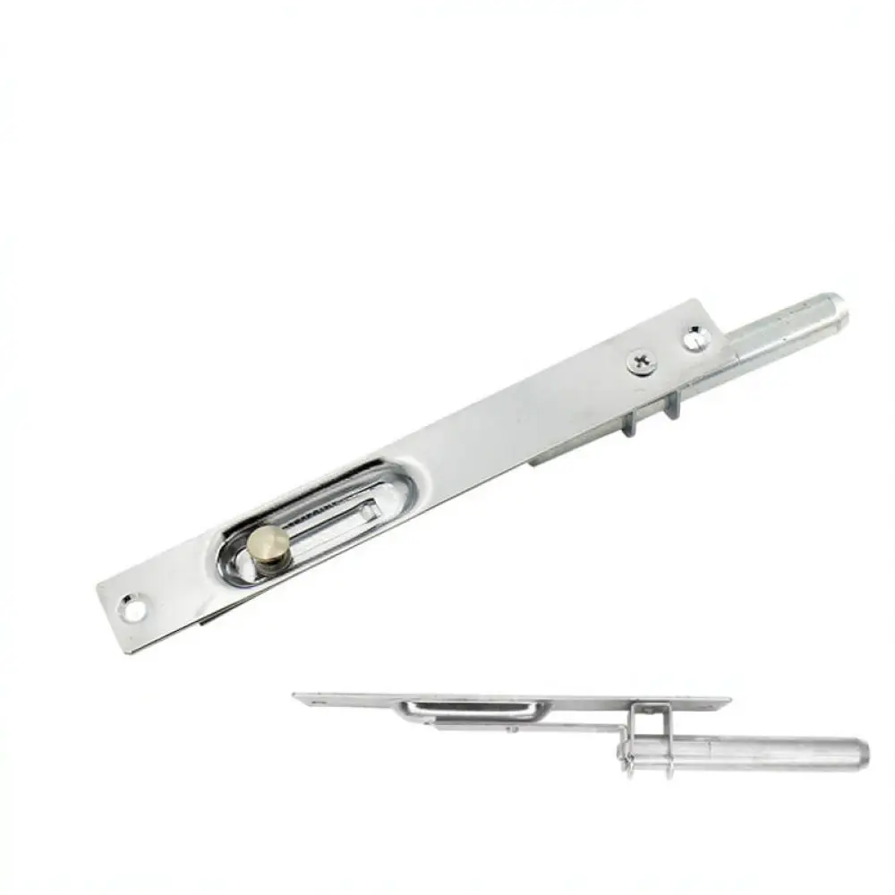Stainless Steel Hidden Security Bolt For Double Door Entry Anti Theft Locking Hardware Flush Mounted Latch Replacement