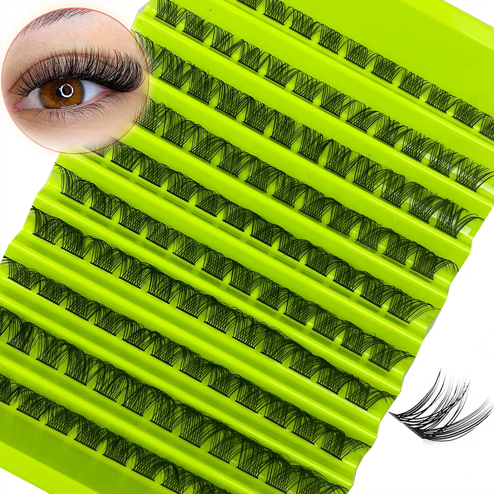 1 box/120 Bundle 20/30D Eyelashes Extension Natural Russian Segmented lashes  Extension Individual makeup tools