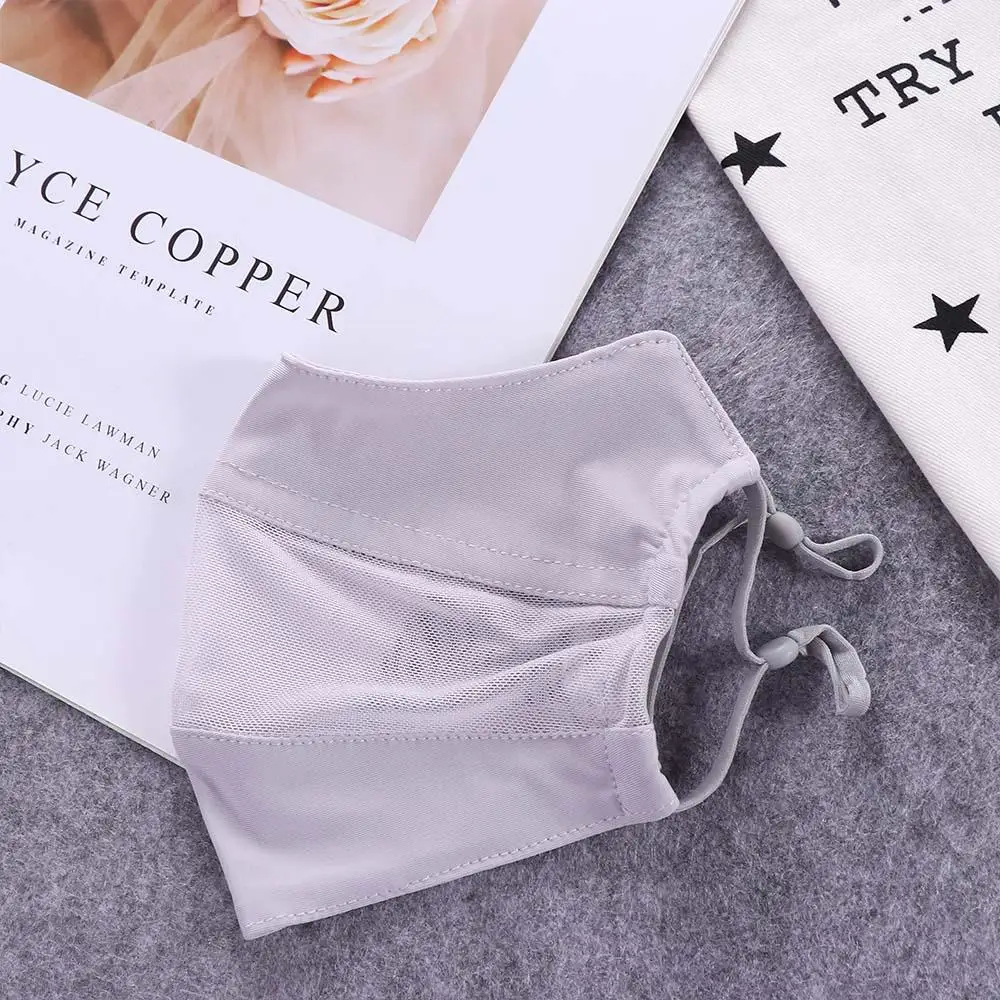 

Protection Outdoor Silk Scarf Hiking For Women Mask Fishing Ice Silk Face Scarf Sunscreen Veil Face Scarves Anti-uv Face Cover