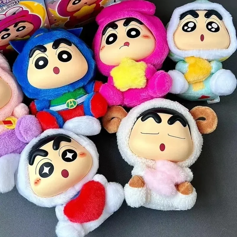 Crayon Shin-Chan Blind Box Fantasy Series Plush Toys Action Figure Model Doll Collection Decoration Toy For Kids Birthday Gift