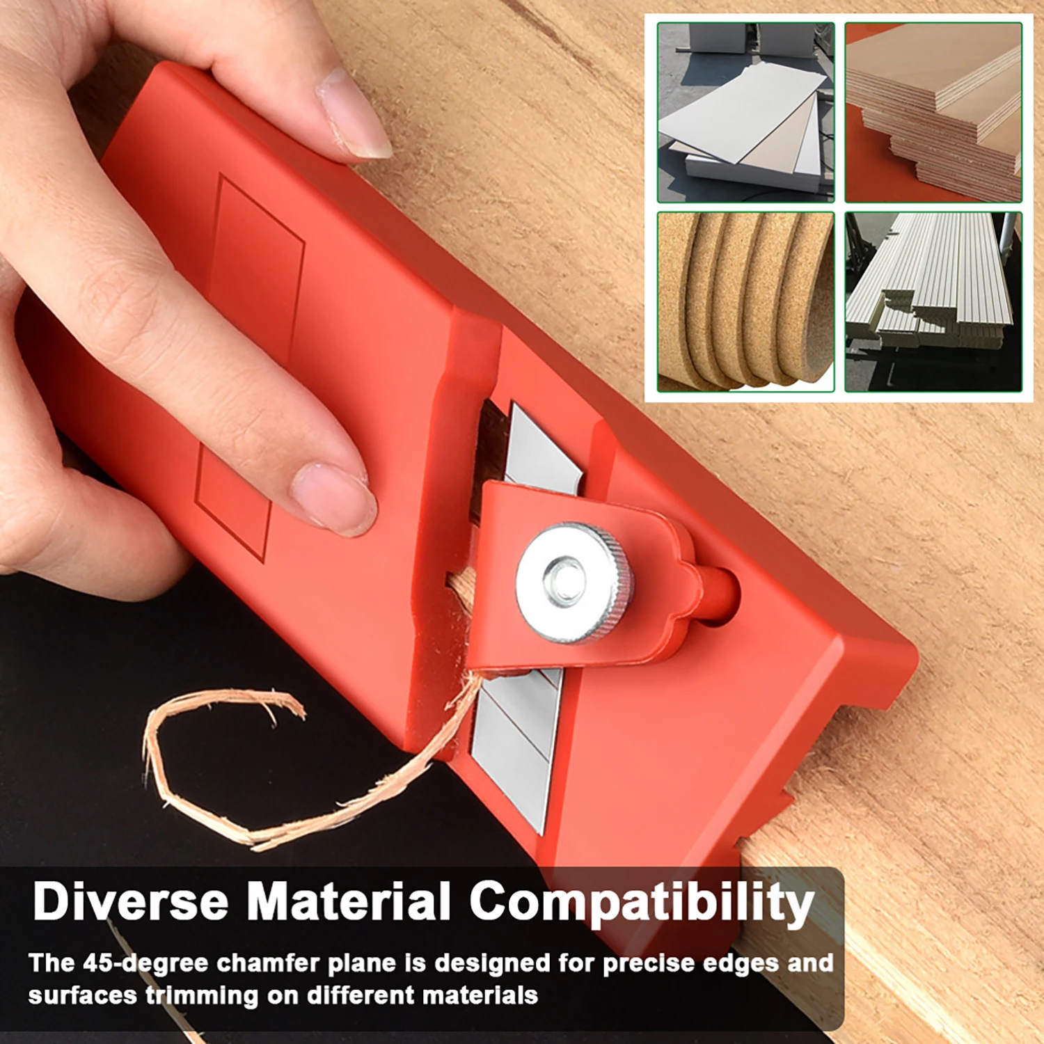 

Woodworking Gypsum Board Planer Tool Portable Drywall Edge Chamfer Hand Planes Box Hand Plane Drywall Edge Planing Tools