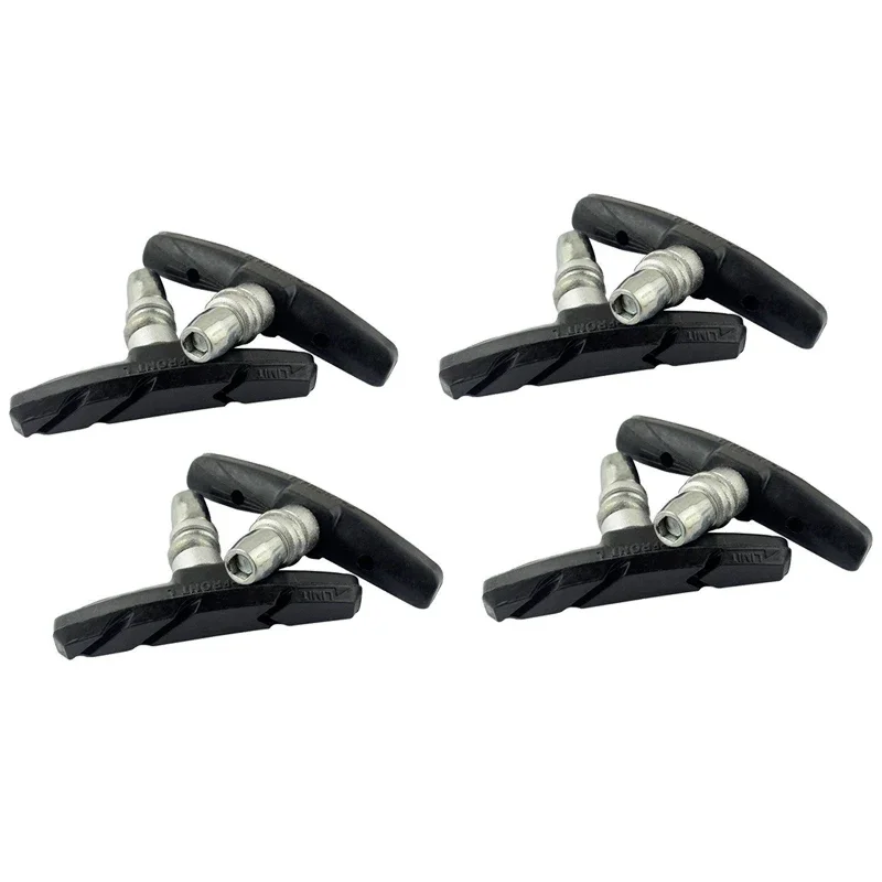 1/2/4/6/10 Pairs MTB Road Fiets Stille Remblokken Fietsen V Brake houder Pads Schoenen Rubber Blokken Duurzaam Fietsen Accessoires