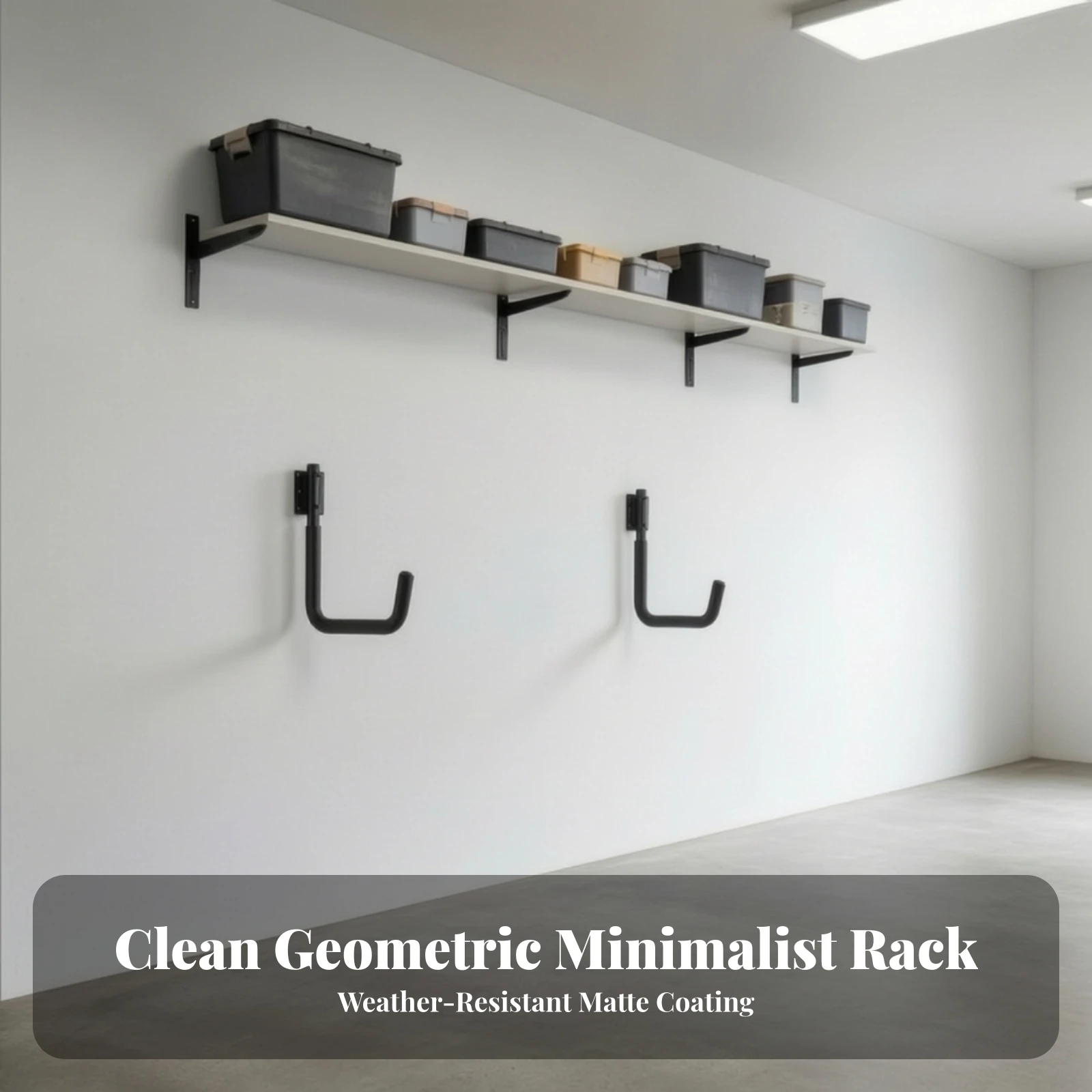 2 Pieces Wall-Mounted Storage Rack Sturdy Cylindrical Hooks with Mounting Brackets Hanger Indoor and Outdoor for Kayakers