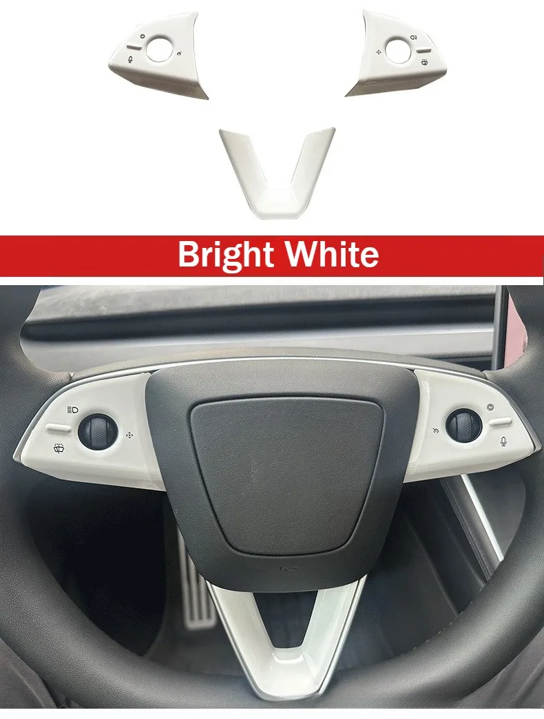 Lenkradabdeckung für Tesla Model Y Juniper Model 3 Highland 6-Sitzer ModelYL Lenkradschutz Dekorative Verkleidung – Detail 23