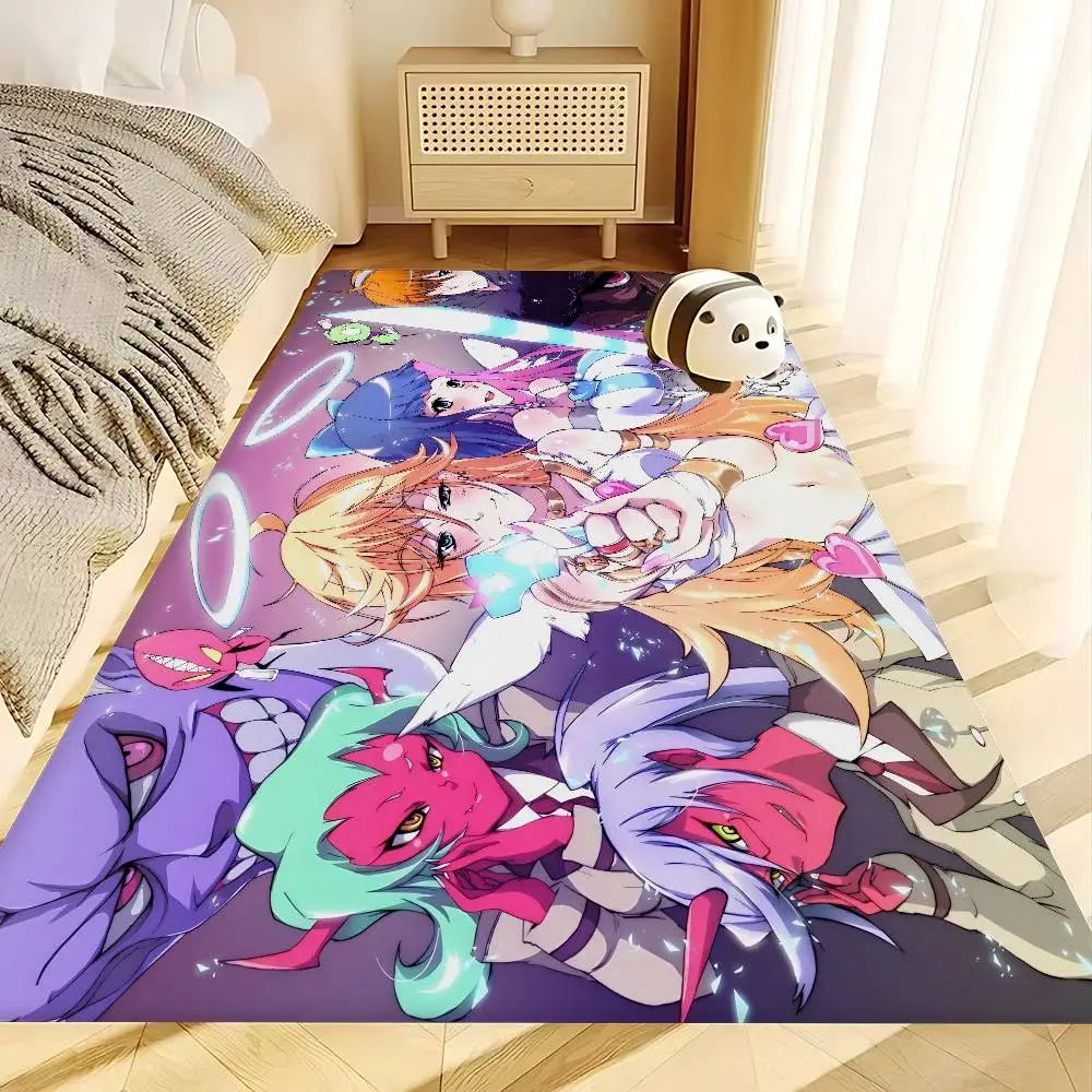 Anime P-panty And S-stockings Bathroom Mat Anti-slip Absorb Water Long Strip Cushion Bedroon Mat Welcome Doormat