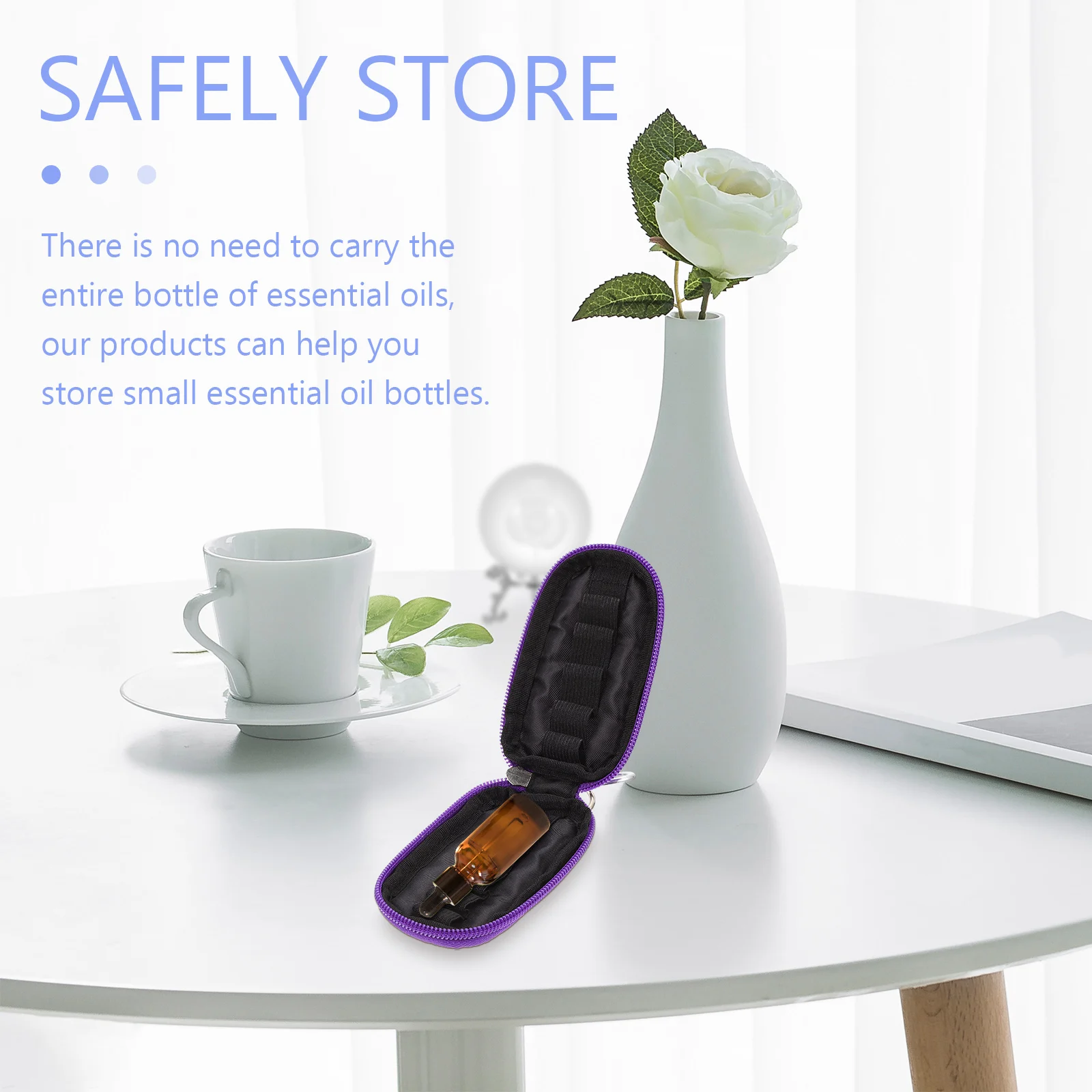 

1 шт., сумка для хранения эфирного масла, прочный органайзер для бутылок, сумка для хранения, дорожный чехол для маленьких бутылочек, держатель для эфирного масла