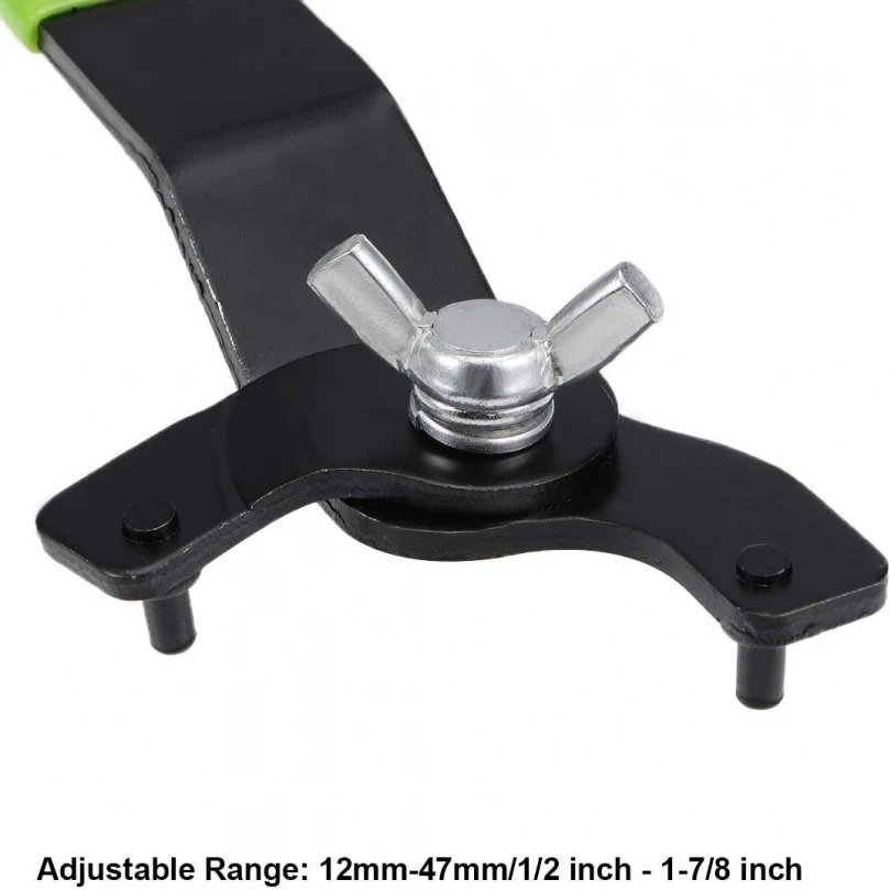 Llave amoladora angular ajustable, herramienta de reparación para el hogar, mango de plástico