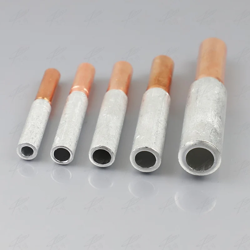 GTL-16 GTL-25 GTL-35 GTL-50 Copper Aluminum CU-AL Tube Cable Wire Bimetallic Splice Sleeve Lug Ferrule Connector Crimp Terminal