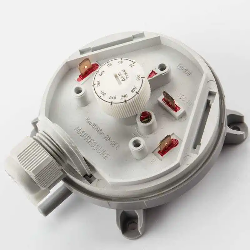 4X Air Differential Pressure Switch 20-500Pa Adjustable Micro- Pressure Air Switch