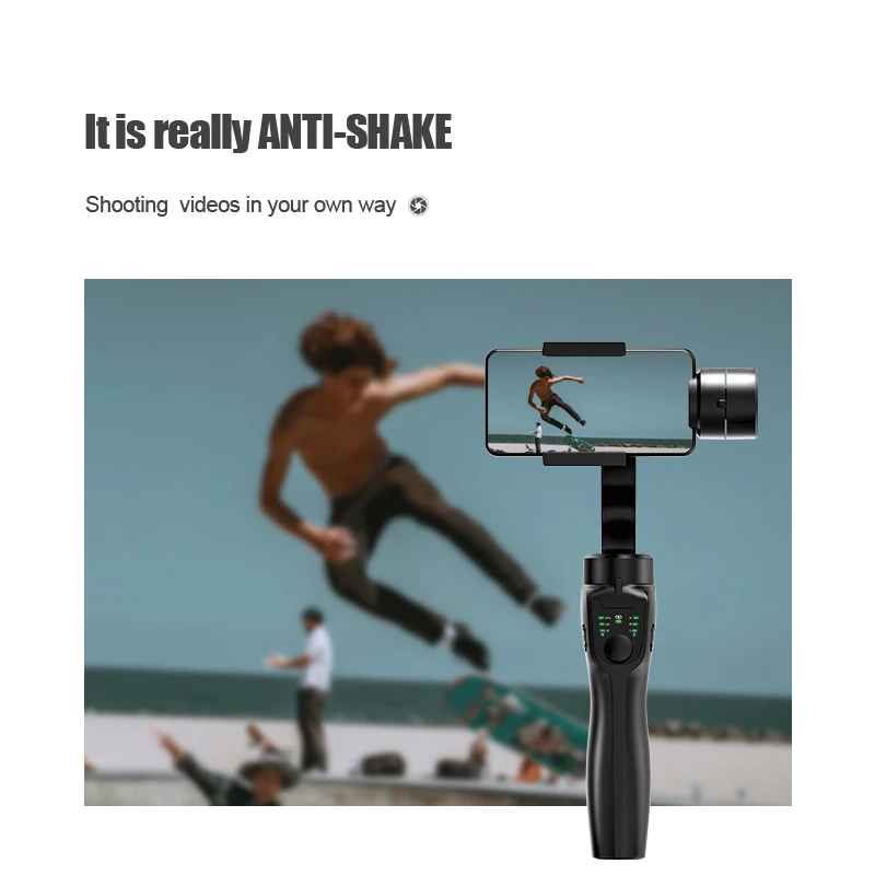 Câmera profissional de vídeo Steadicam compatível com celular Gopros Gimbal de 3 eixos com preço mais barato