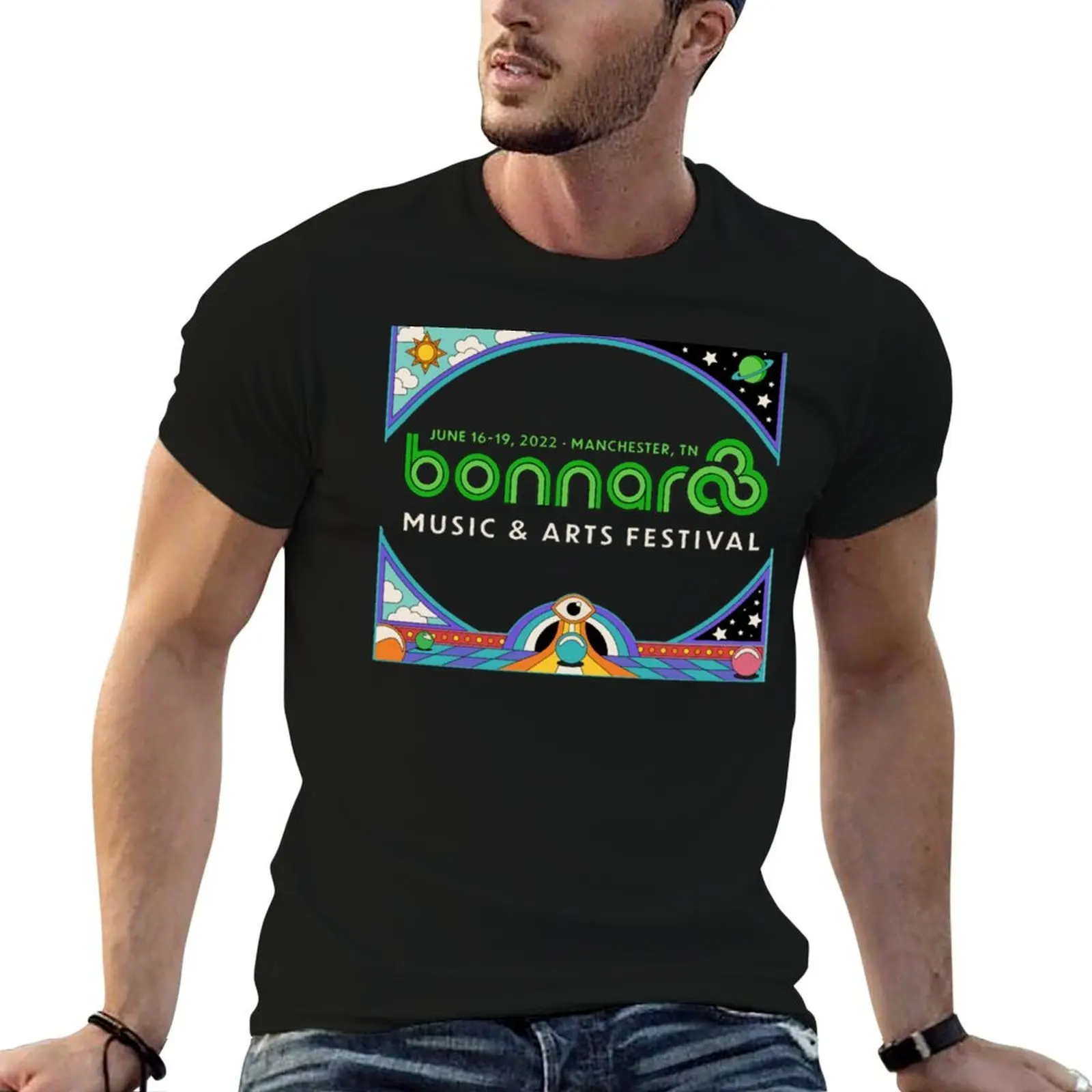 

BONNAROO MUSIC AND ARTS FESTIVAL 2022 T-Shirt t shirts for man pack white man t shirts for men T-Shirt