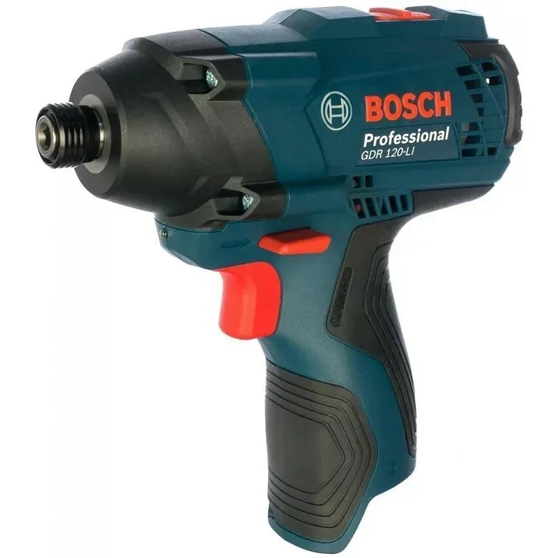BOSCH GDR120-LI 12V Cordless Impact Driver Compact High Torque Hex Bit Holder LED Light Furniture Assembly Tool