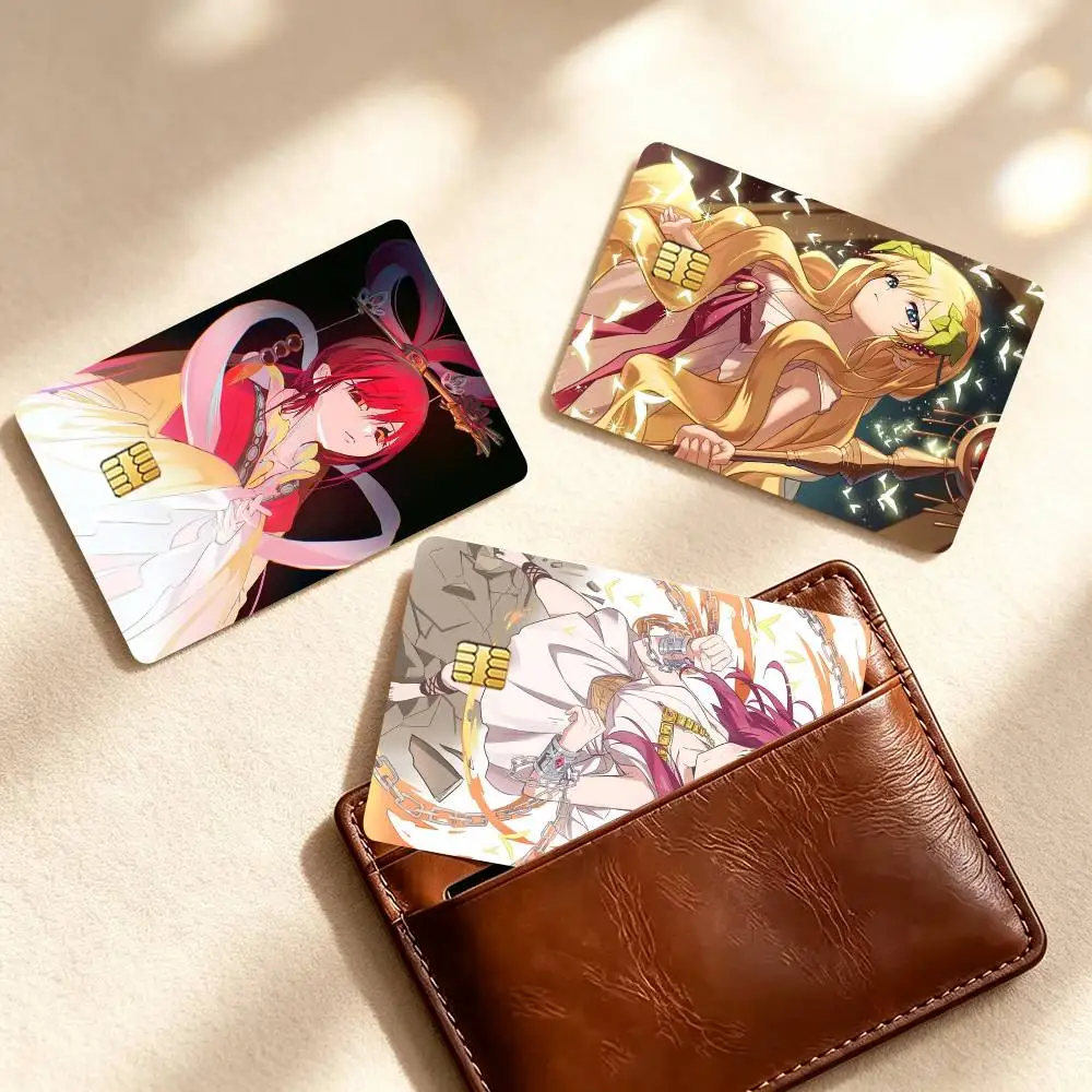 M-Magi The Labyrinth of Magic   Credit Card HD Stickers Small Chip Waterproof Sticker Game Card Decal Gift