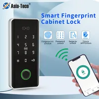 TTLOCK APP 13.56Mhz RFID Smart Electronic Cabinet Door Lock Biometric Fingerprint Drawer Lock Smart Password Lock