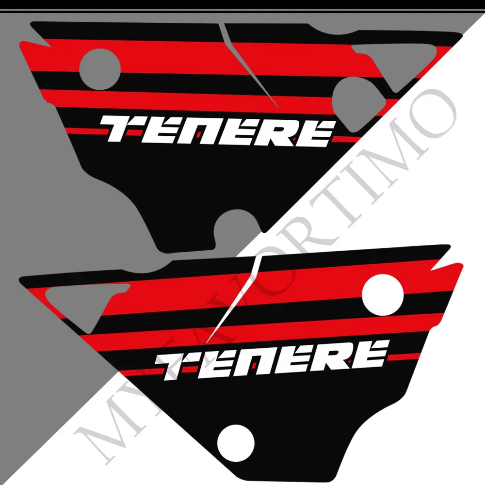 Juego de pegatinas para tanque de combustible de motocicleta, Protector de cuerpo, calcomanía para YAMAHA Tenere T700 XTZ 700 T7 2019 - 2021