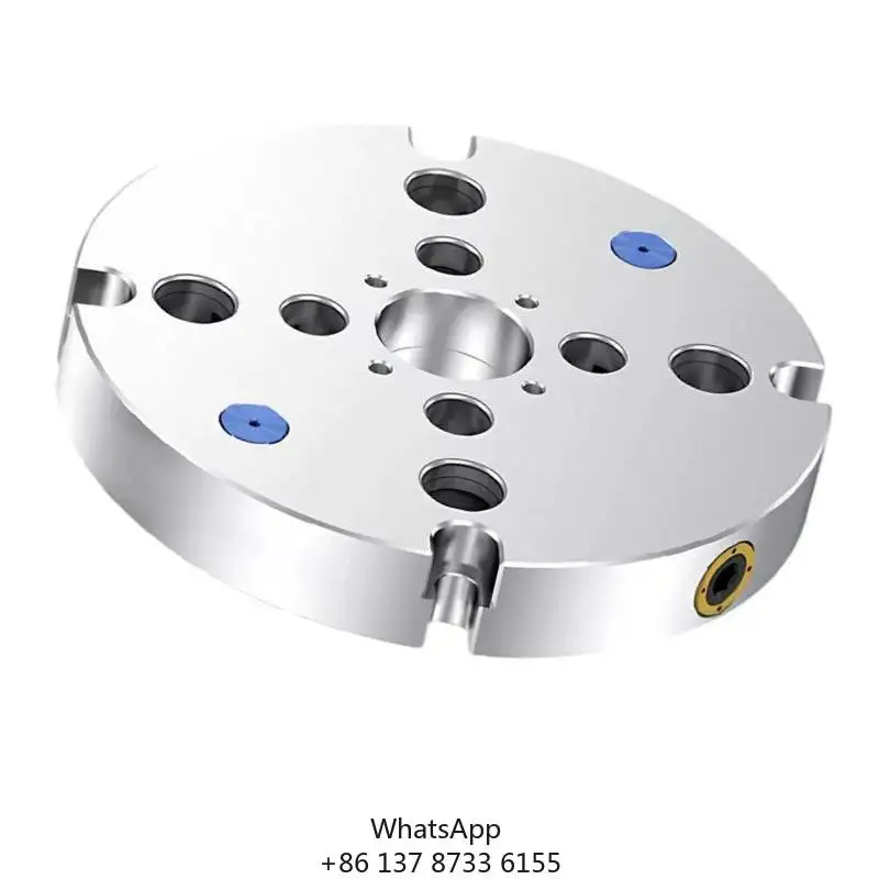 ZPP TO9652-200 Robust Round CNC Base Plate For 5 Axis Vices, Workholding Clamping