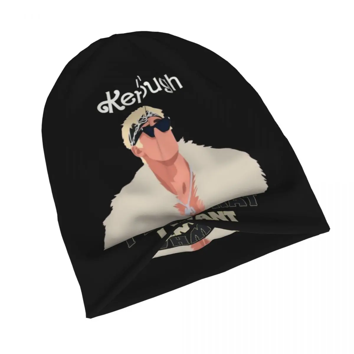 I Am Kenough Ryan Gosling Bonnet Hat Knitted Hat Cool Ski Skullies Beanies Hat Unisex Warm Dual-use Caps