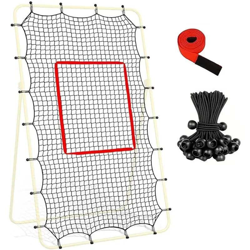 【値下げ！】-！】スポーツ練習用具-バレーボールリターンネット、頑丈なリバウンダー-屋外コート、ビーチ、ホームジム、学校などに最適