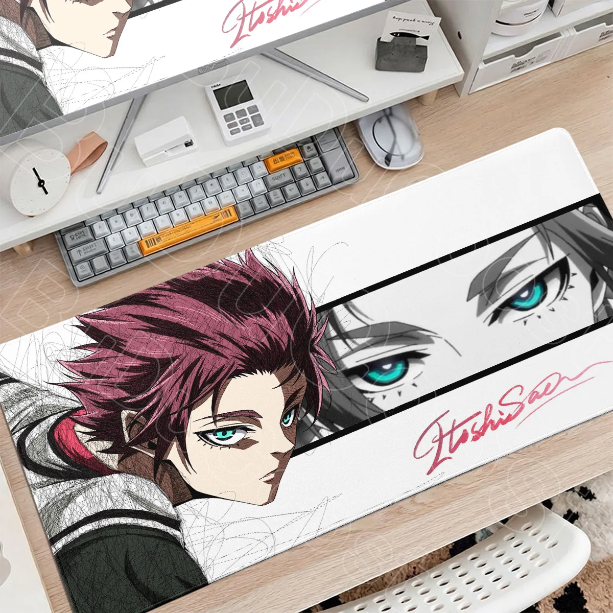HD Printing Blue Lock Gamer Mouse Pad 1000x500mm Rubber Non-slip Mousepad for PC Desktop Decoration Speed Gaming Office Desk Mat
