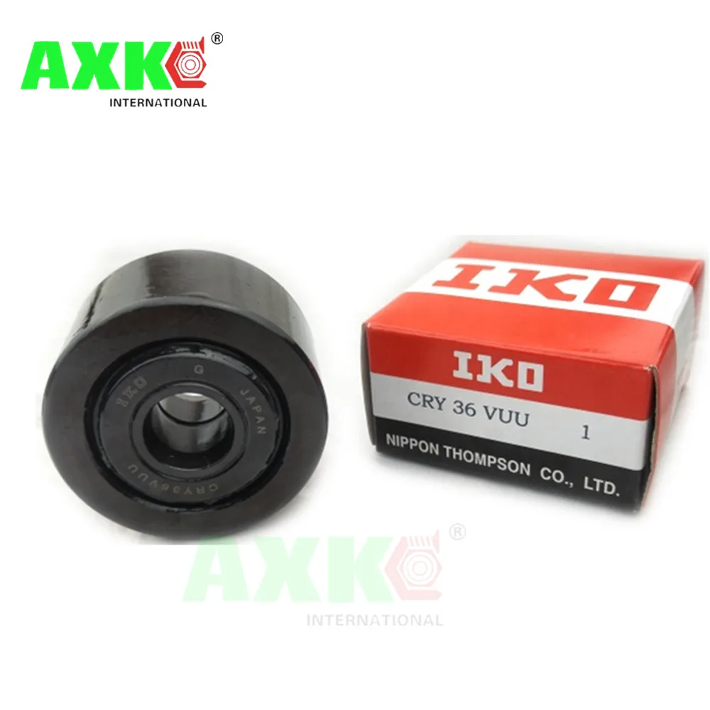 IKO Japan Heavy Duty Stud Type Cam Follower Track Roller Bearing CRY36VUU CRY-36-VUU CAM Yoke Roller Bearing CRY12 14 16 18 20