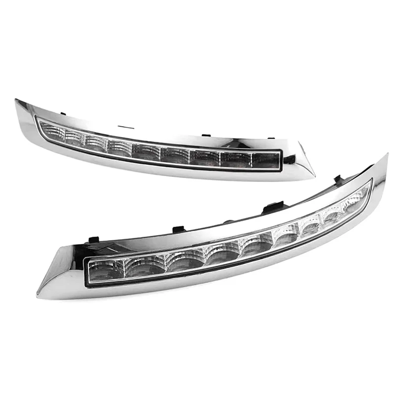 1Pair for XC90 2007-2013 LED DRL Turn Signal Daytime Running Light Daylight Fog